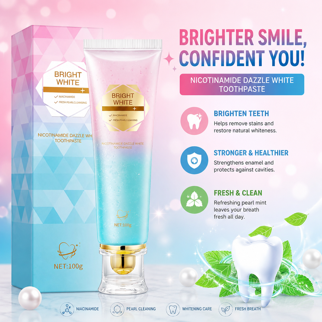 Bright White Nicotinamide Dazzle White Toothpaste